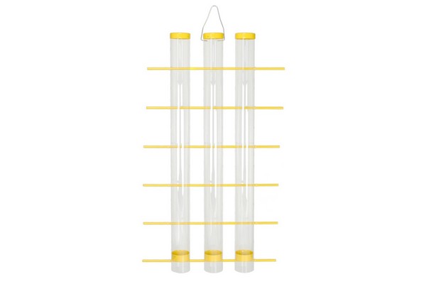 Yellow Finches Favorite 3 Tube Feeder