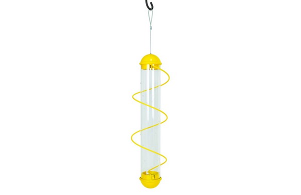 17in. Yellow Spiral Finch Tube