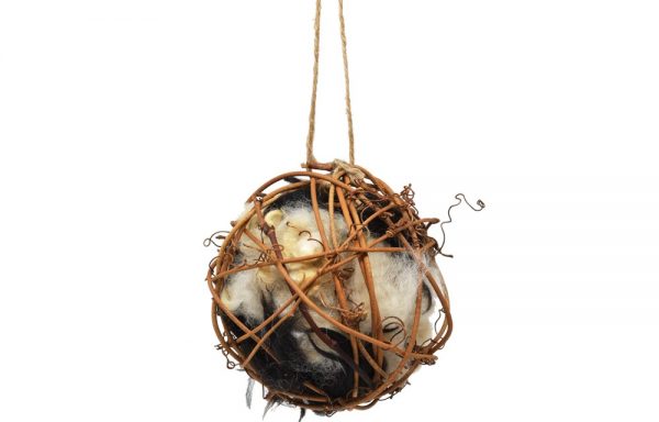 Circle Vine Nesting Ball with Nesting Material
